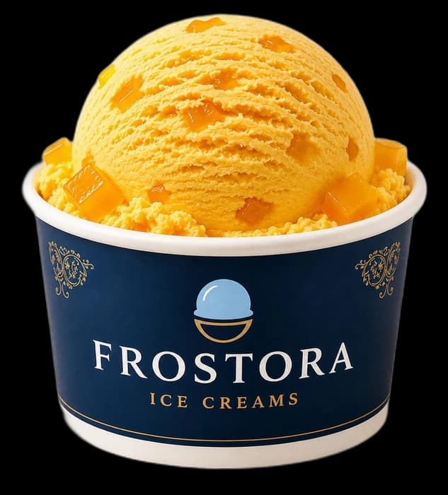 Frostora Mango Jelly Swirl scoop